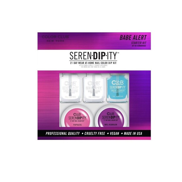 Color Club New York Serendipity 21 Day At Home Nail Color Dip Kit Babe Alert - Picture 1 of 1
